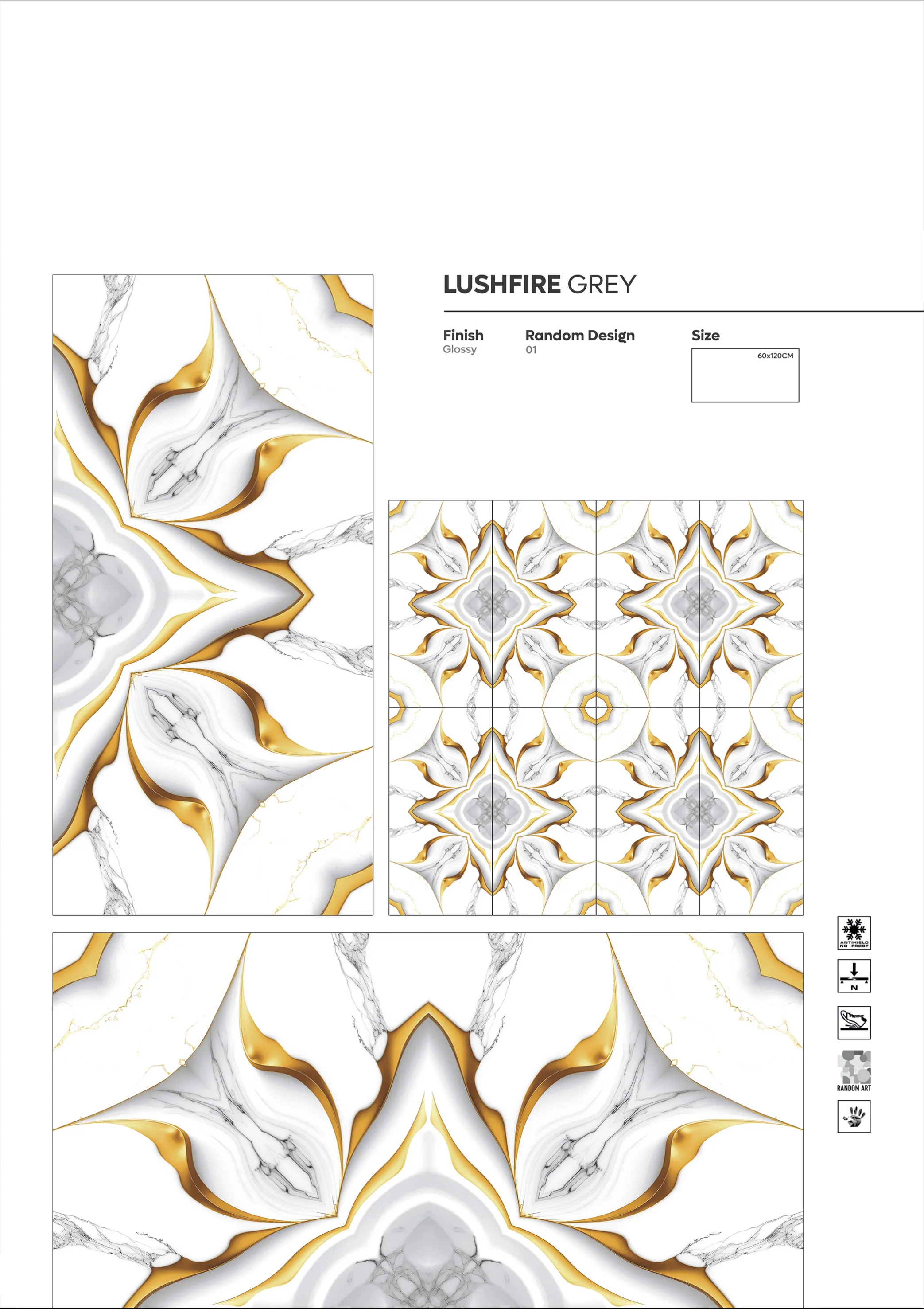 NEW COLLECTION - Design 26 - 600x1200mm Glossy