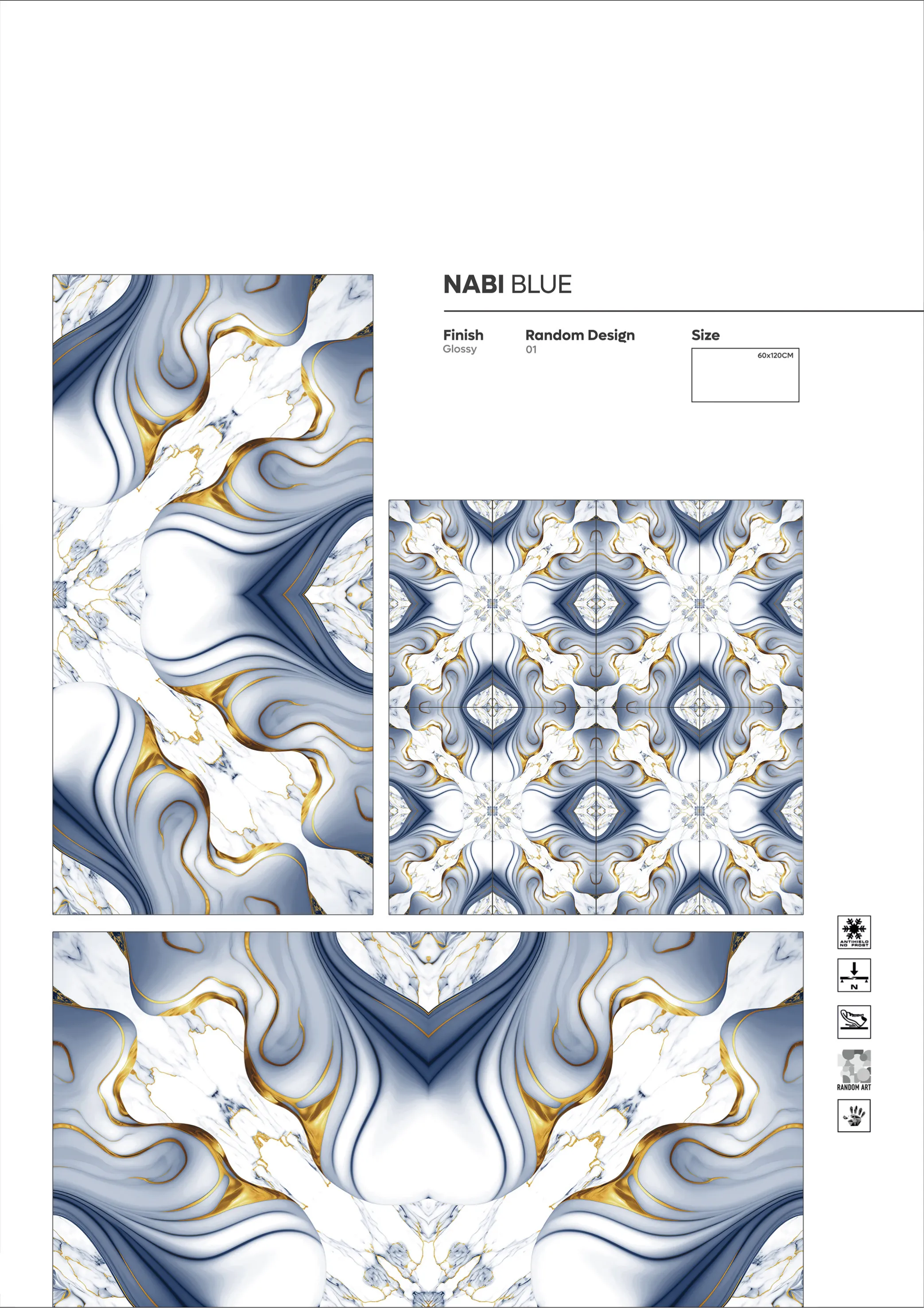 NEW COLLECTION - Design 27 - 600x1200mm Glossy
