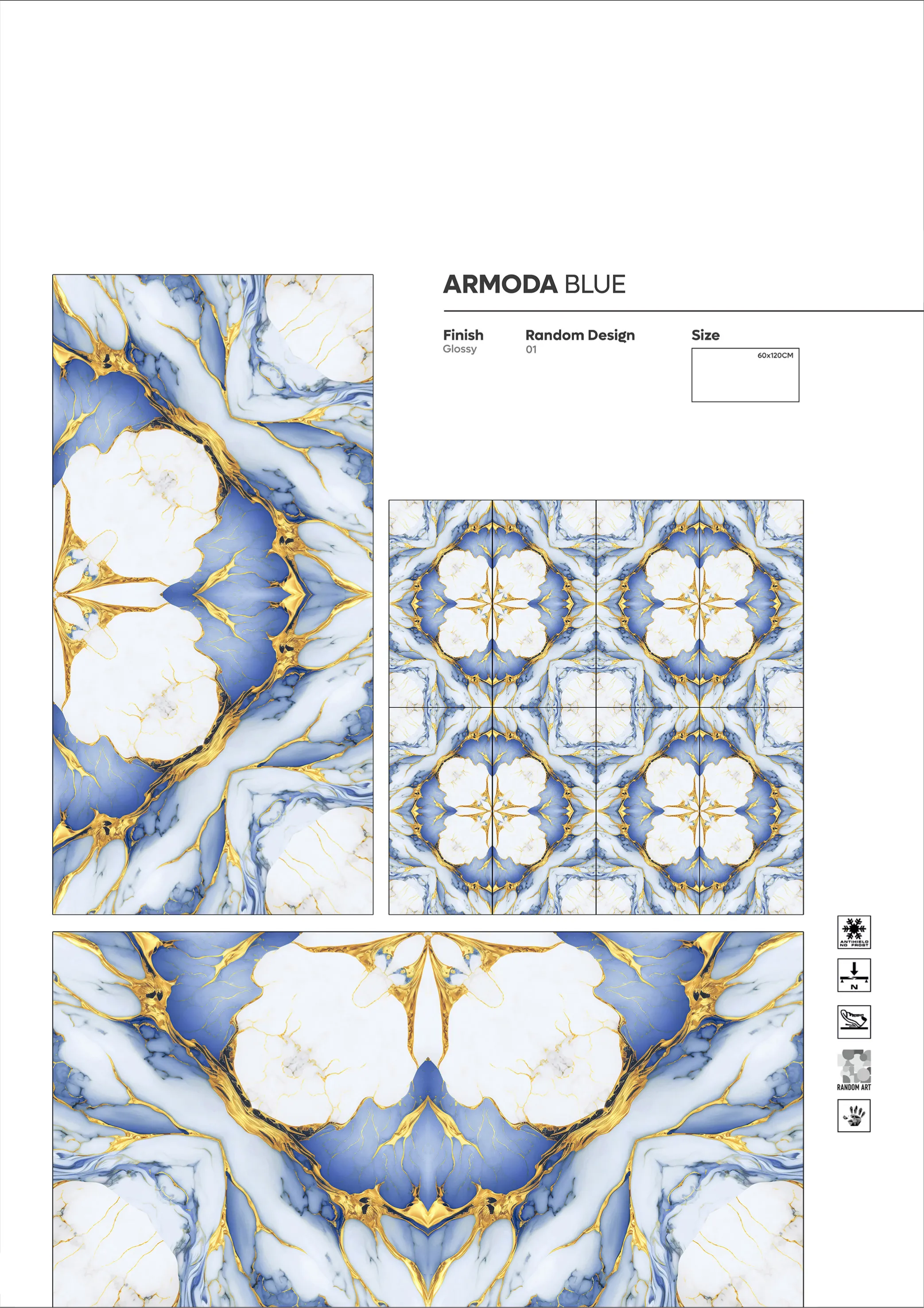 NEW COLLECTION - Design 33 - 600x1200mm Glossy