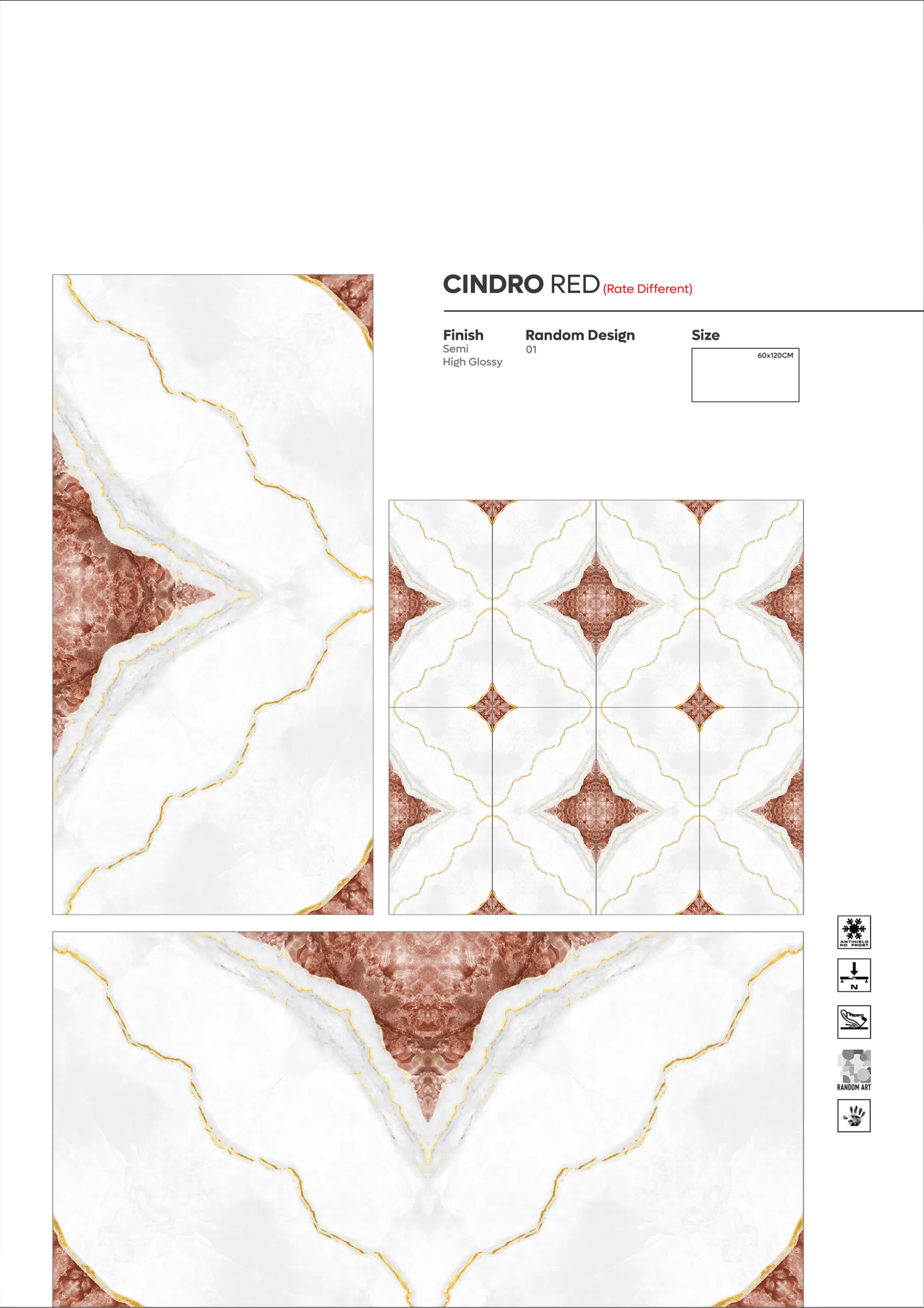NEW COLLECTION - Design 37 - 600x1200mm Glossy