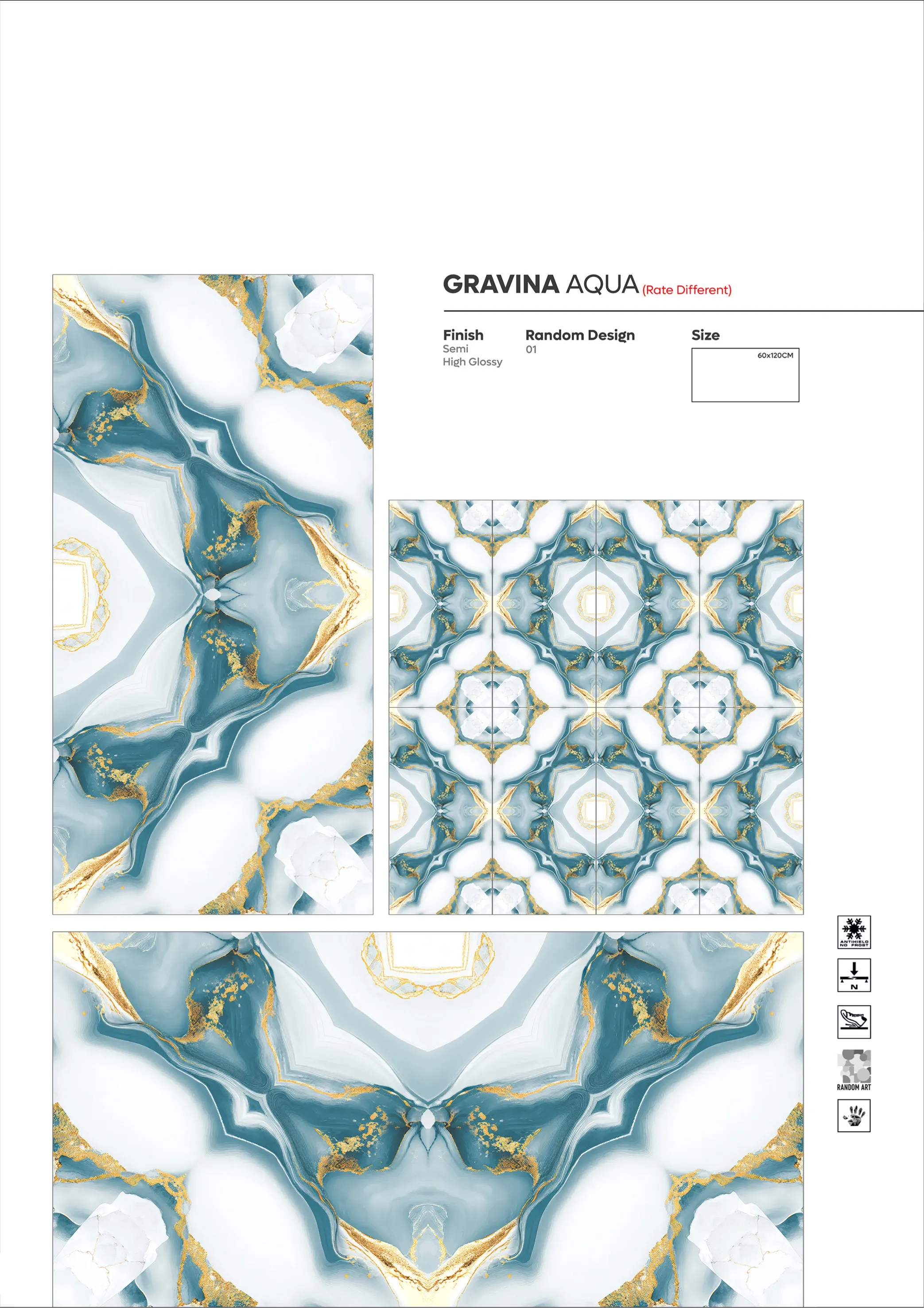 NEW COLLECTION - Design 38 - 600x1200mm Glossy