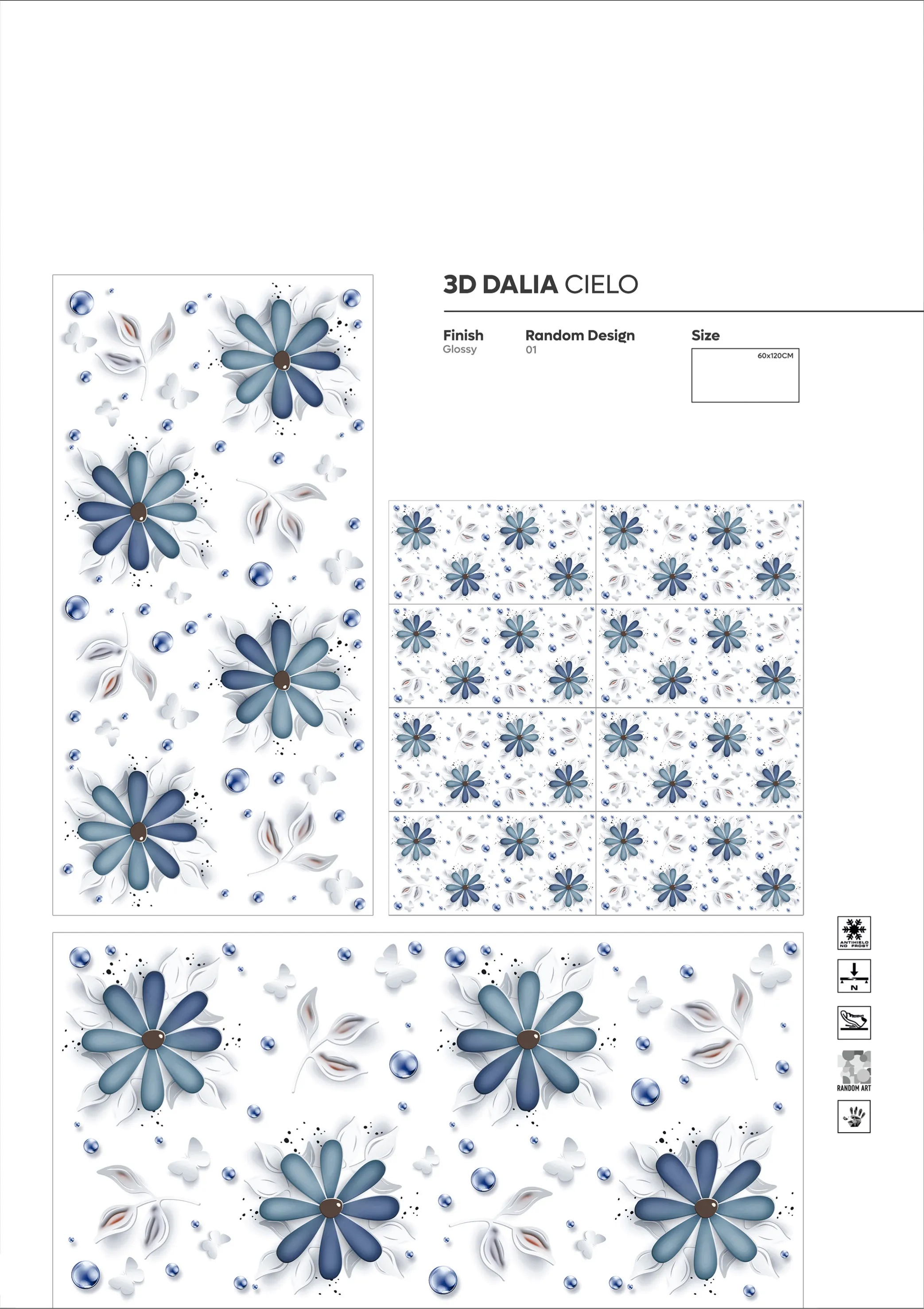 NEW COLLECTION - Design 45 - 600x1200mm Glossy