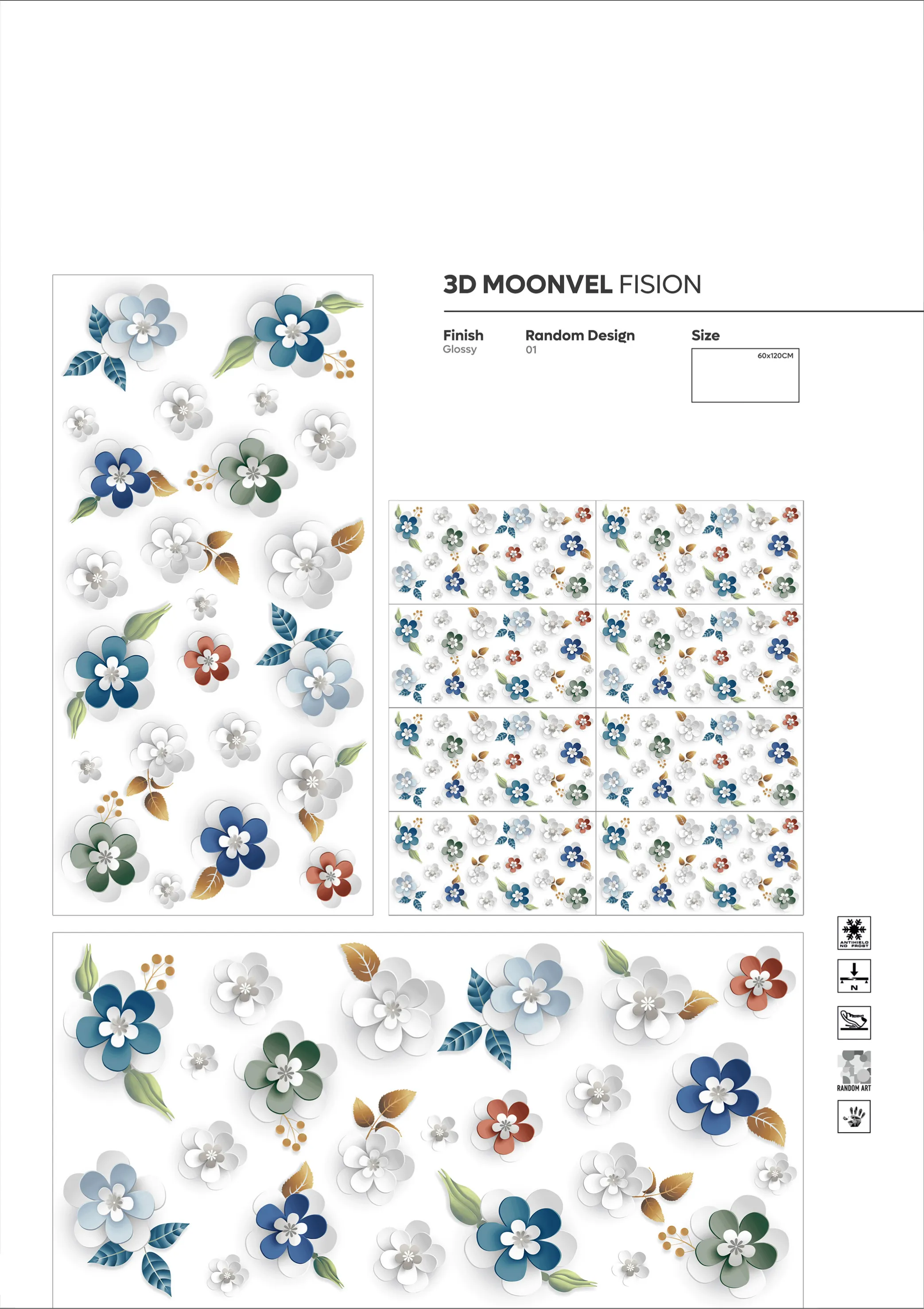NEW COLLECTION - Design 47 - 600x1200mm Glossy