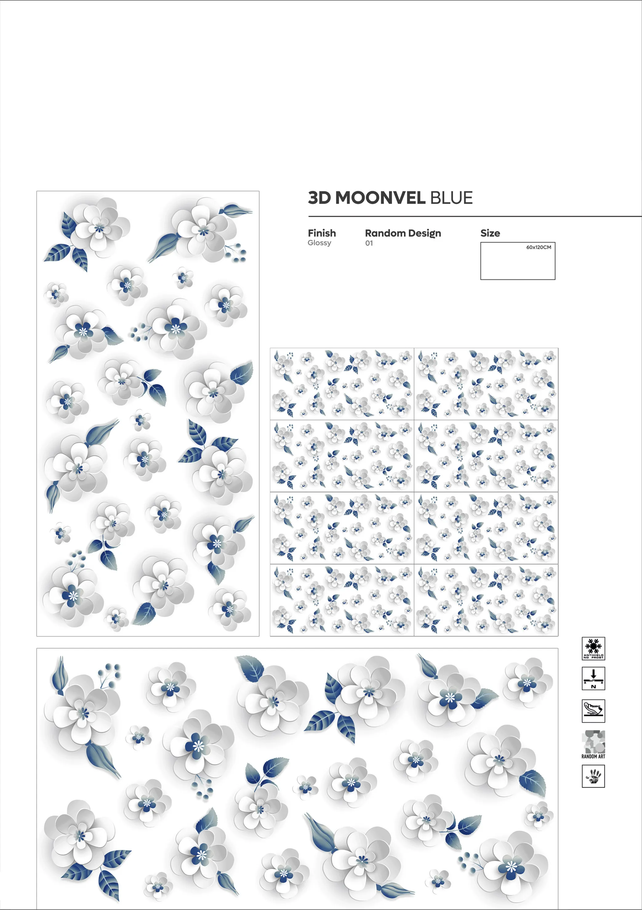 NEW COLLECTION - Design 48 - 600x1200mm Glossy