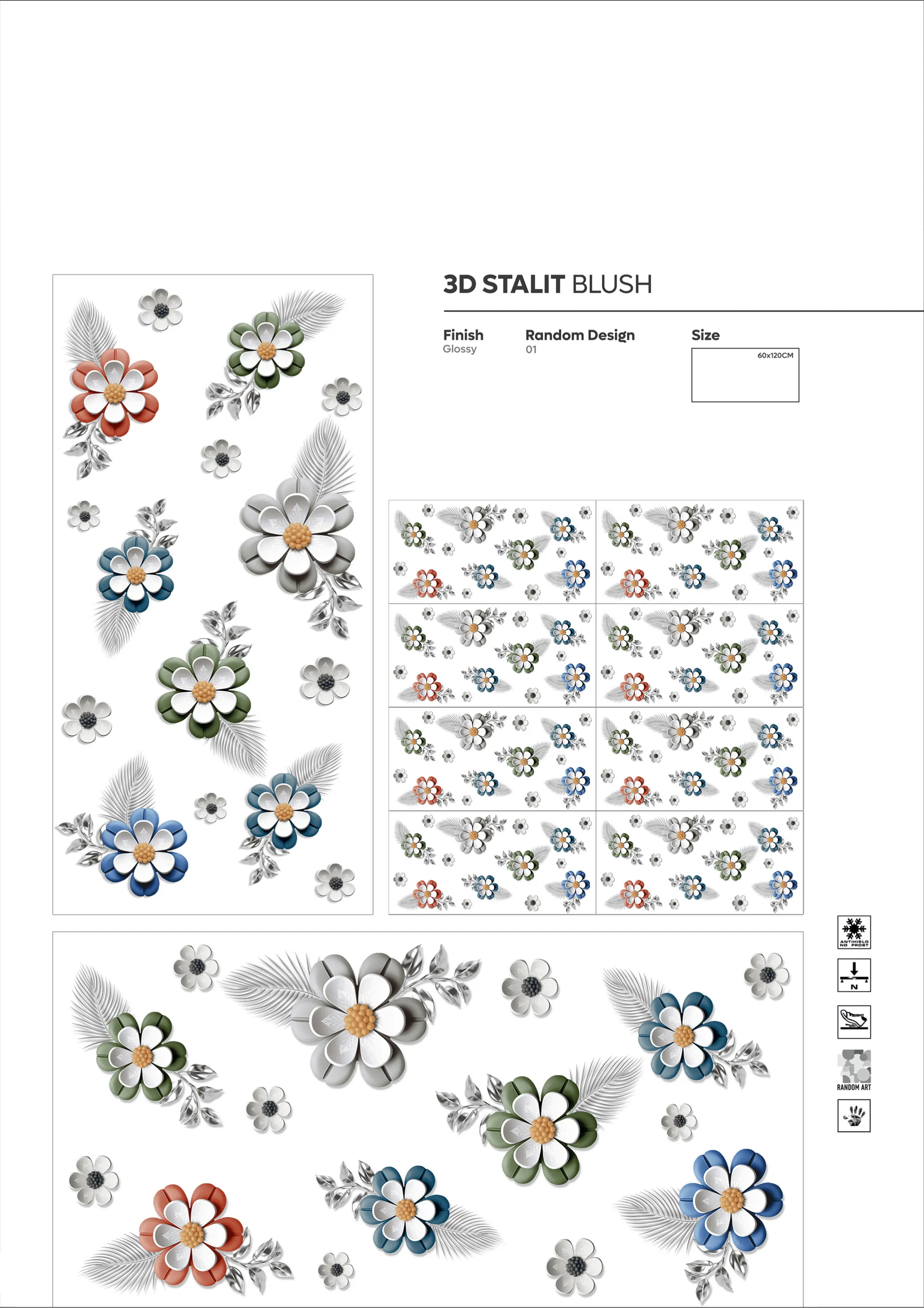 NEW COLLECTION - Design 51 - 600x1200mm Glossy