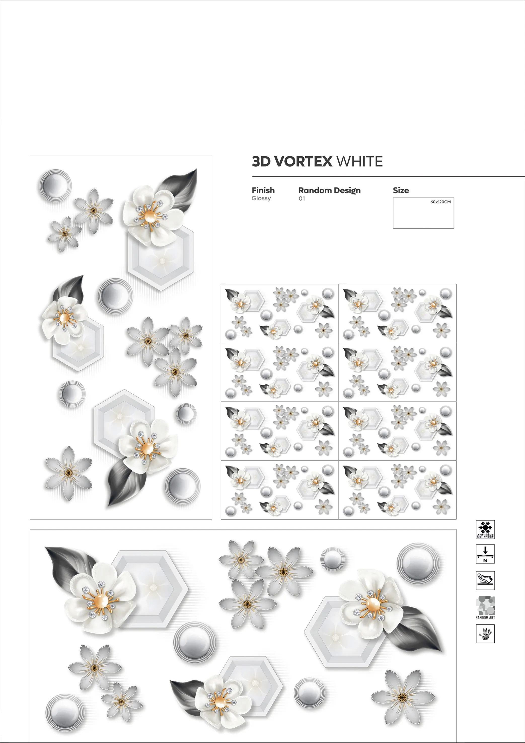 NEW COLLECTION - Design 56 - 600x1200mm Glossy