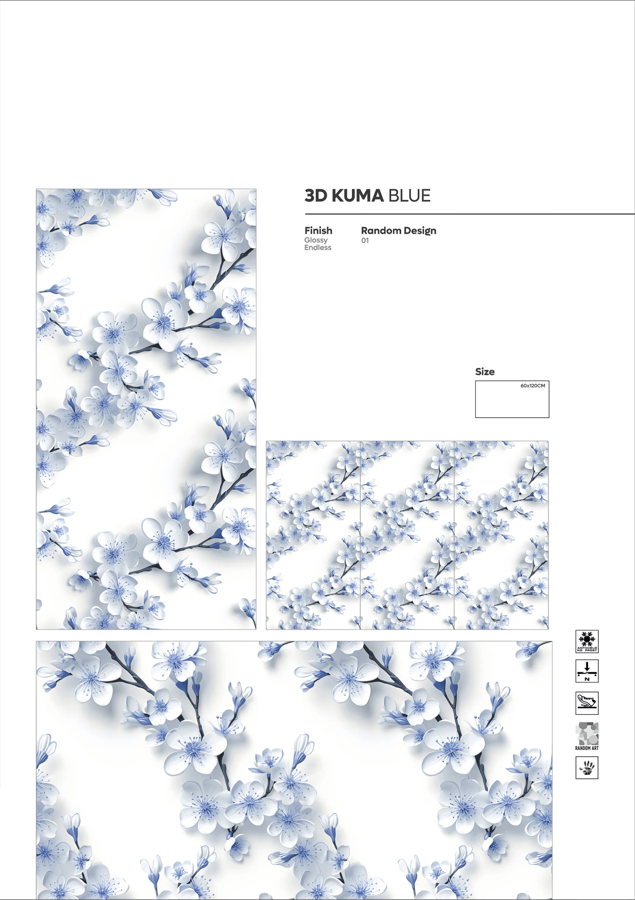 NEW COLLECTION - Design 57 - 600x1200mm Glossy