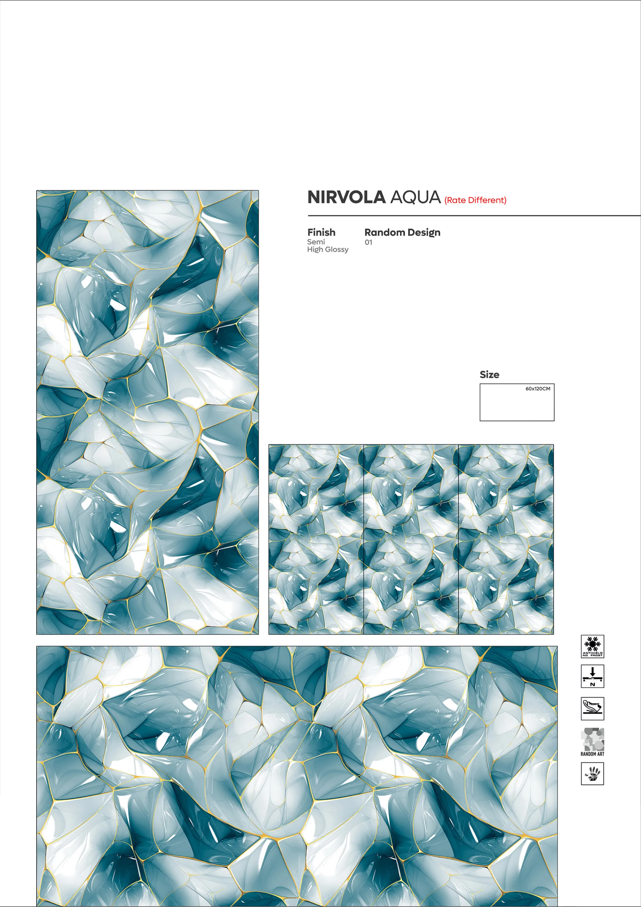 NEW COLLECTION - Design 62 - 600x1200mm Glossy
