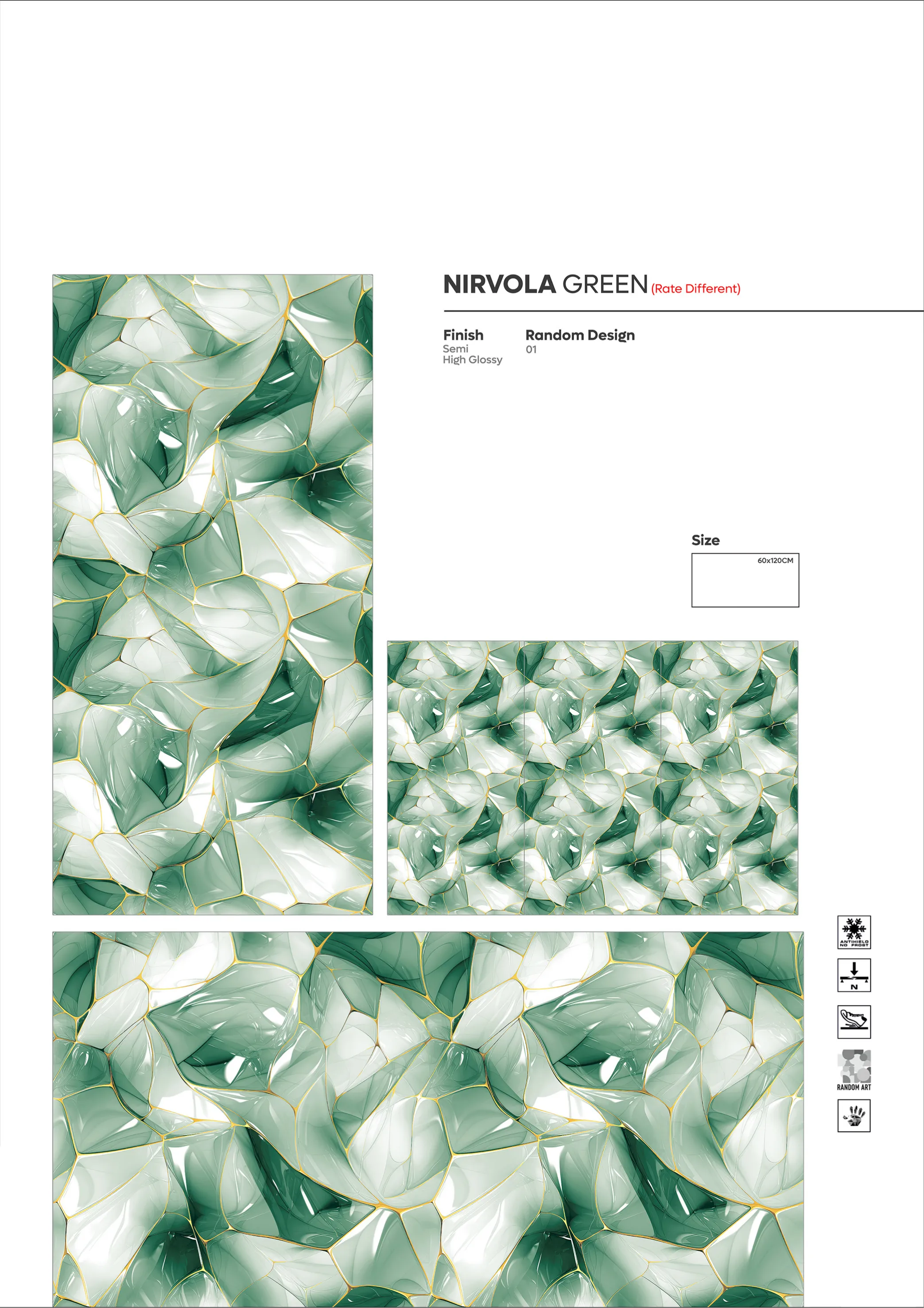 NEW COLLECTION - Design 63 - 600x1200mm Glossy