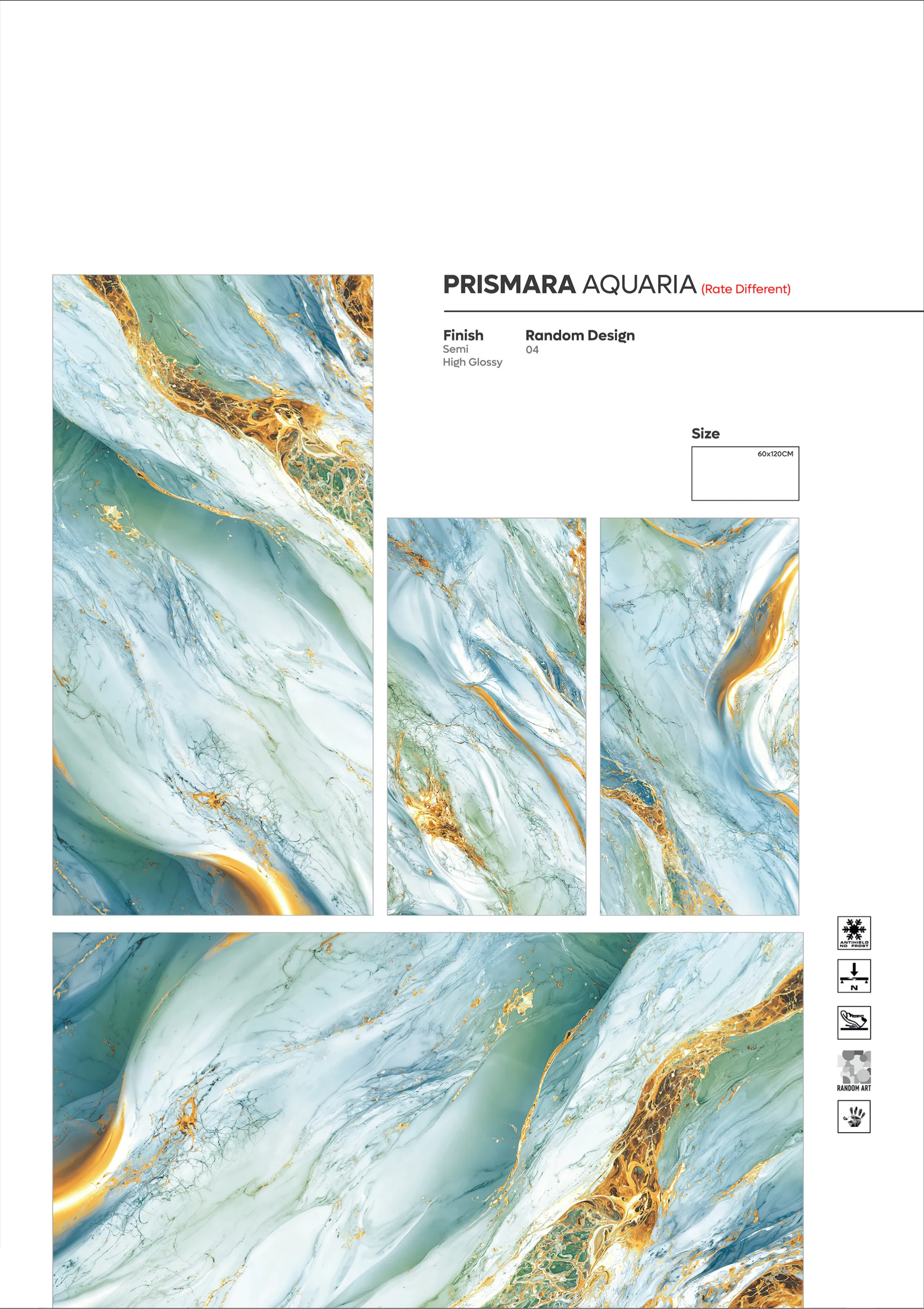 NEW COLLECTION - Design 64 - 600x1200mm Glossy