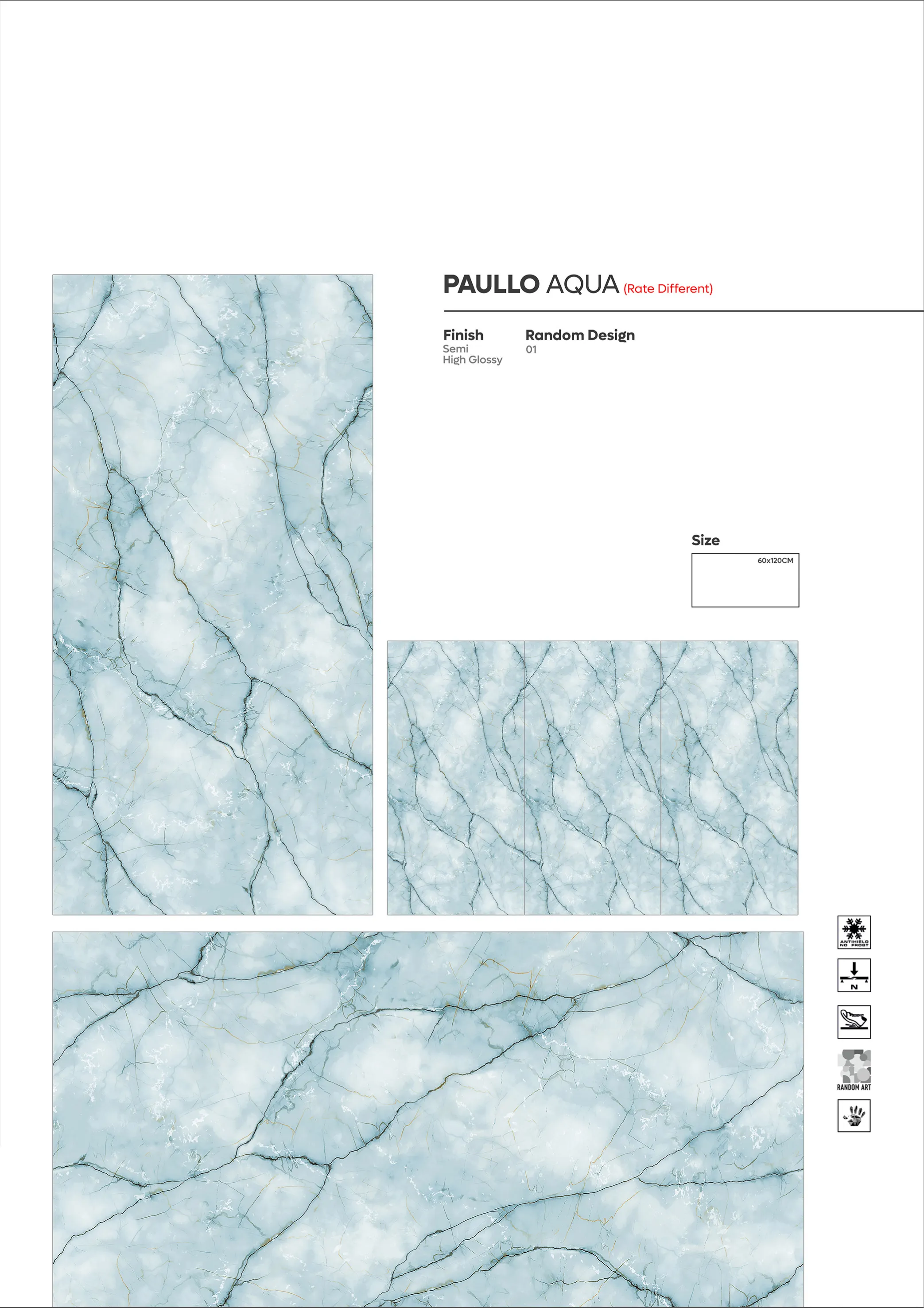 NEW COLLECTION - Design 65 - 600x1200mm Glossy