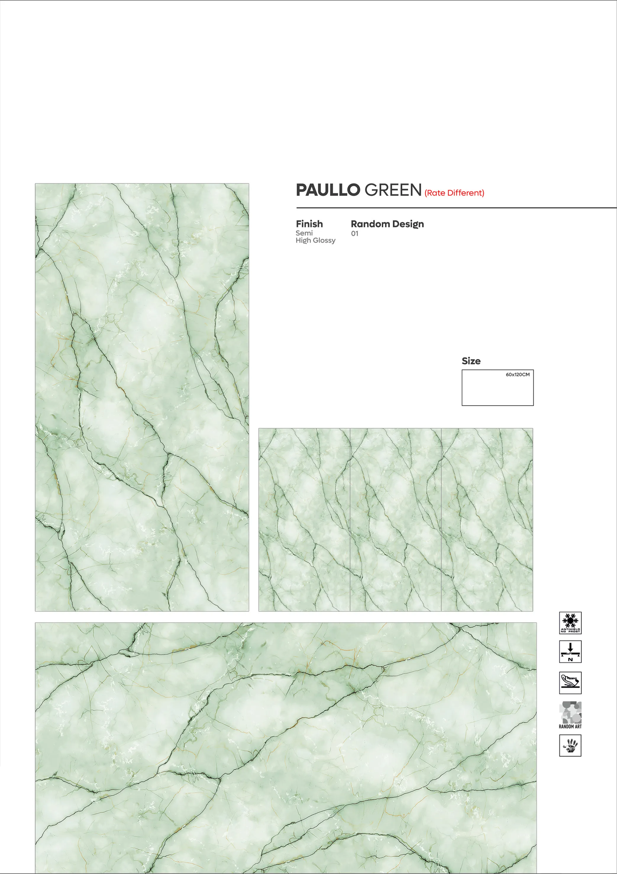 NEW COLLECTION - Design 66 - 600x1200mm Glossy