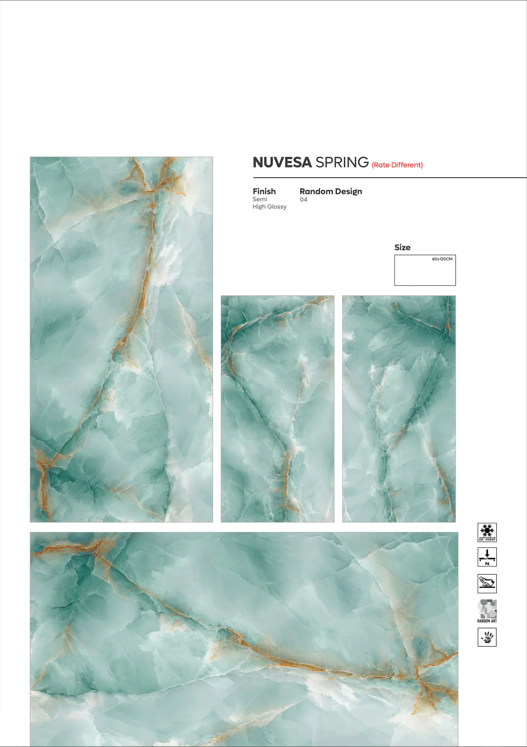 NEW COLLECTION - Design 73 - 600x1200mm Glossy