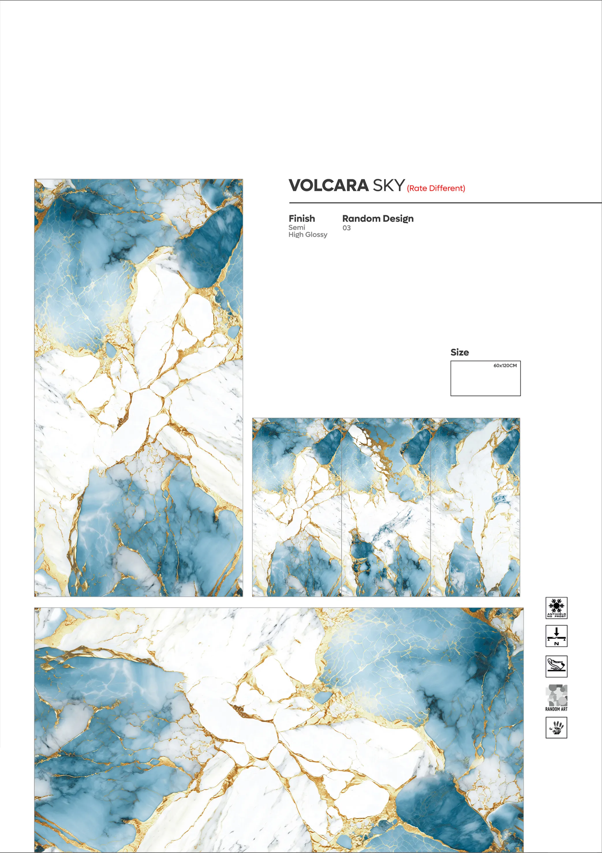 NEW COLLECTION - Design 80 - 600x1200mm Glossy